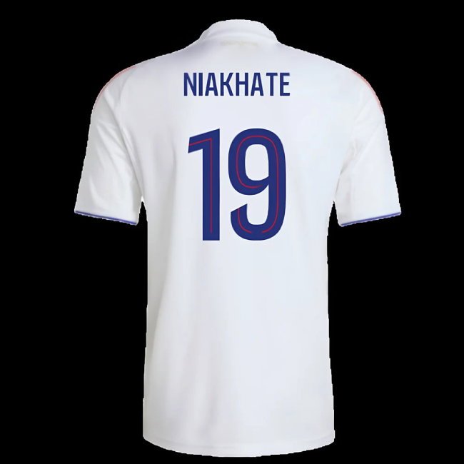 2025-2026 Olympique Lyon Home Shirt (Niakhate 19)-SoccerKits Hub | Buy Soccer Jerseys Online
